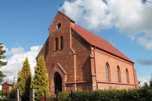 Wyszewo - kościół p.w. św. Wojciecha, autor: Krygor, źródło: commons.wikimedia.org